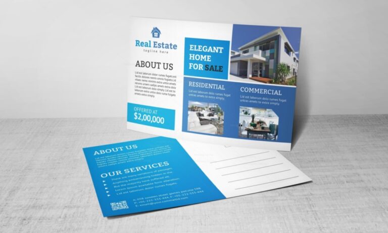 Real Estate Postcards